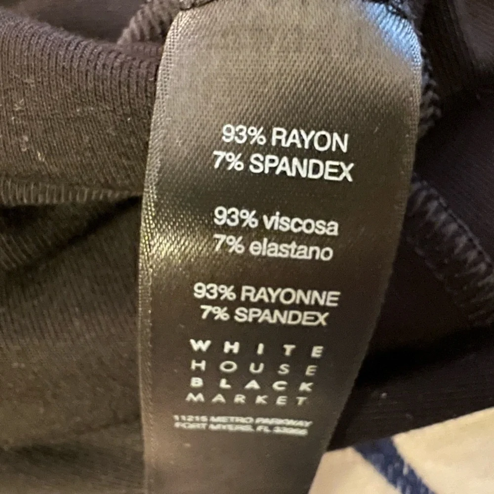 White House Black Market Black Bell Sleeve Knit Shift Dress - Picture 7 of 9